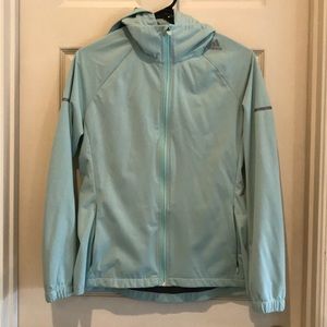 S adidas running zip up